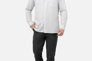 Мужская рубашка с длинным рукавом Assente L Белый ЦБ-00241660 (SKT000962326)