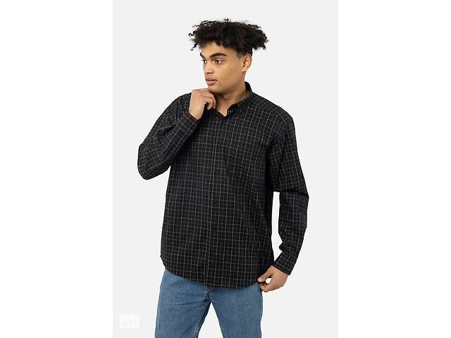 Мужская рубашка с длинным рукавом CALLIPSO L Черный ЦБ-00241658 (SKT000962315)