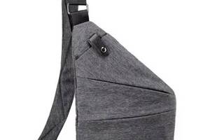 Мужская сумка через плечо, мессенджер Cross Body Серый (hvty971800823)
