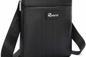 Мужская сумка наплечная Reverse черная