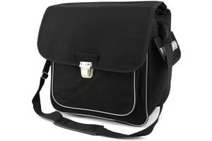 Мужская сумка почтальон Wallaby 44x33x20 см Черный (855 black)