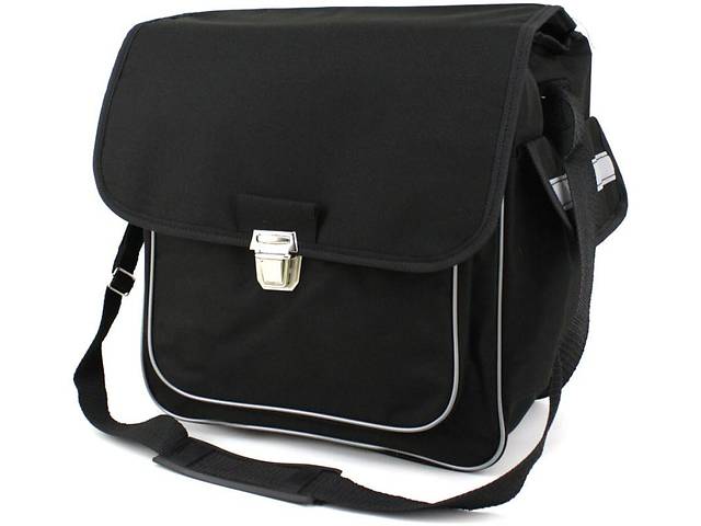 Мужская сумка почтальон Wallaby 44x33x20 см Черный (855 black)