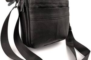 Мужская сумка из натуральной кожи JZ NS8017-1 черная