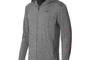 Мужская Толстовка Nike M NK DRY HOODIE FZ HPRDRY LT Серый Черный XL (7dBQ2864-032 XL)