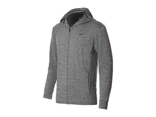 Мужская Толстовка Nike M NK DRY HOODIE FZ HPRDRY LT Серый Черный XL (7dBQ2864-032 XL)