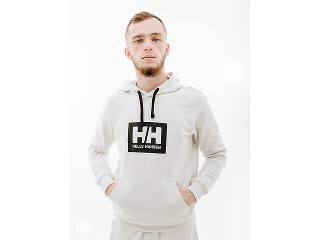 Мужское Худи HELLY HANSEN HH BOX HOODIE Белый L (7d53289-824 L)