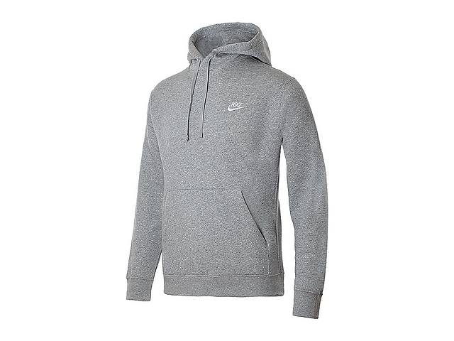 Мужское Худи Nike CLUB HOODIE PO BB Серый L (7dBV2654-063 L)