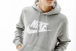 Мужское Худи Nike M NSW CLUB HOODIE PO BB GX Серый L (7dBV2973-063 L)