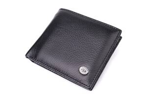 Мужское кожаное портмоне с зажимом ST Leather 22485 Черный