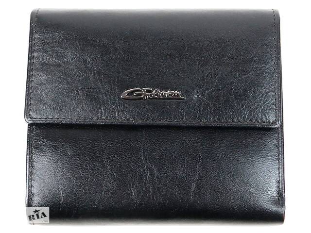 Мужское кожаное портмоне со съемным картхолдером Giorgio Ferretti Черный ( GF0346)
