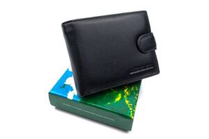 Мужское портмоне из кожи с визитницей Marco Coverna MC-2057-1 (JZ6711) черный
