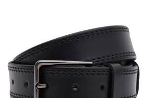 Мужской кожаный ремень Borsa Leather 115v1fx71-black
