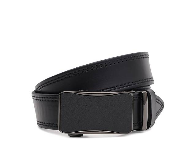 Мужской кожаный ремень Borsa Leather 115v1genav21-black
