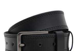 Мужской кожаный ремень Borsa Leather 115vfx83-black