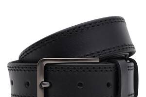 Мужской кожаный ремень Borsa Leather 125v1fx69-black