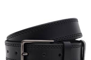 Мужской кожаный ремень Borsa Leather 125v1fx71-black