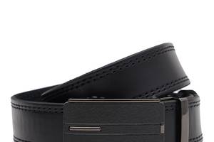 Мужской кожаный ремень Borsa Leather 125v1genav25-black