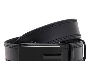 Мужской кожаный ремень Borsa Leather 125v1genav35-black