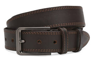 Мужской кожаный ремень Borsa Leather Cv1gnn14-115 коричневый