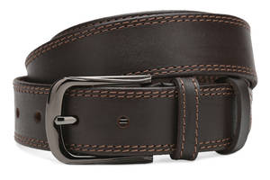 Мужской кожаный ремень Borsa Leather Cv1gnn1a-115 коричневый