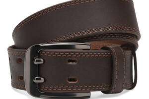 Мужской кожаный ремень Borsa Leather Cv1gnn28-125 коричневый