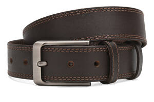 Мужской кожаный ремень Borsa Leather Cv1gnn2a-115 коричневый