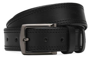 Мужской кожаный ремень Borsa Leather Cv1gnn3a-115 черный