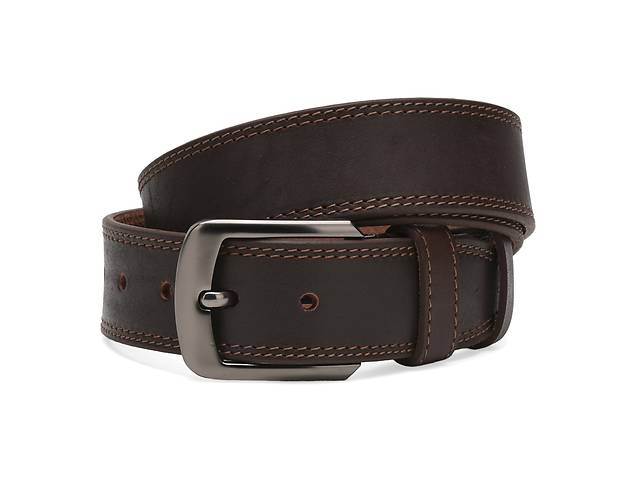 Мужской кожаный ремень Borsa Leather Cv1gnn4a-115 коричневый