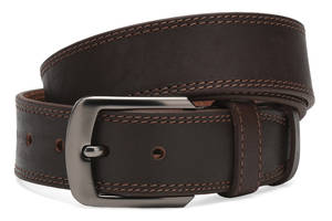Мужской кожаный ремень Borsa Leather Cv1gnn4a-125 коричневый