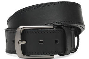 Мужской кожаный ремень Borsa Leather Cv1mb20-125 черный