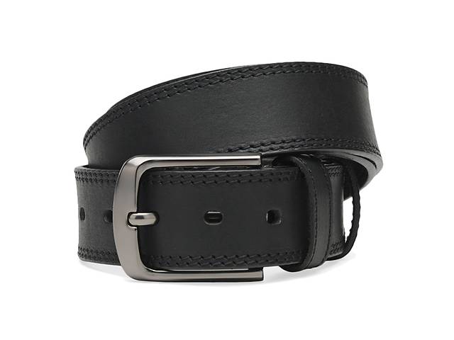 Мужской кожаный ремень Borsa Leather Cv1mb20-125 черный