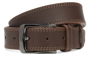 Мужской кожаный ремень Borsa Leather Cv1mb22-115 коричневый