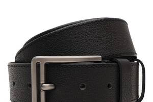 Мужской кожаный ремень Borsa Leather V1115DPL03-black