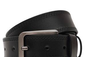 Мужской кожаный ремень Borsa Leather V1115FX16-black