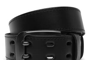 Мужской кожаный ремень Borsa Leather V1115FX25-black