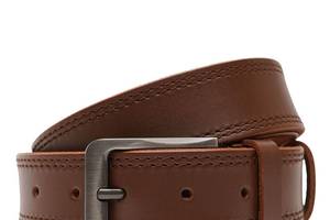 Мужской кожаный ремень Borsa Leather V1115FX41-brown