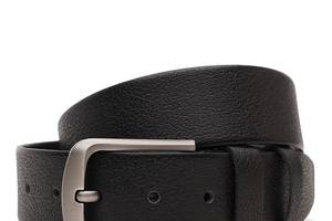 Мужской кожаный ремень Borsa Leather V1125DPL04-black