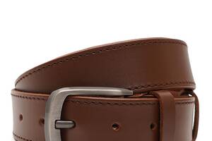Мужской кожаный ремень Borsa Leather V1125FX08-brown