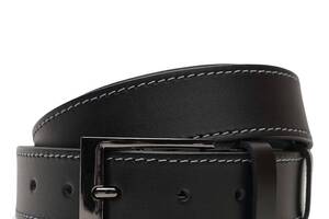 Мужской кожаный ремень Borsa Leather V1125FX10-black