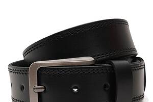 Мужской кожаный ремень Borsa Leather V1125FX16-black