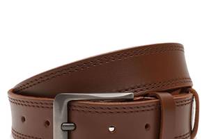 Мужской кожаный ремень Borsa Leather V1125FX41-brown