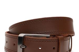 Мужской кожаный ремень Borsa Leather V1125FX47-brown
