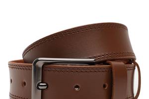 Мужской кожаный ремень Borsa Leather V1125FX55-brown