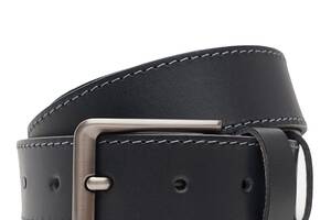 Мужской кожаный ремень Borsa Leather V1125FX57-navy синий