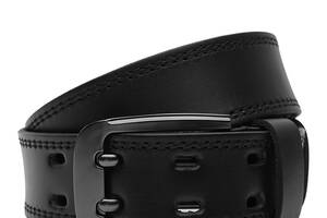 Мужской кожаный ремень Borsa Leather V1FX27-black