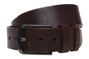 Мужской кожаный ремень Borsa Leather v1mb4a коричневый