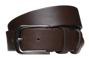 Мужской кожаный ремень Borsa Leather v1n-gen35L-115x2 коричневый