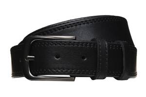 Мужской кожаный ремень Borsa Leather v1n-gen35R-125x2 черный