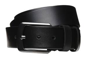 Мужской кожаный ремень Borsa Leather v1n-gen4R-125x1 черный