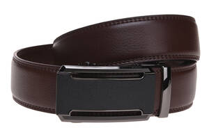 Мужской кожаный ремень Borsa Leather v1n323-1A коричневый